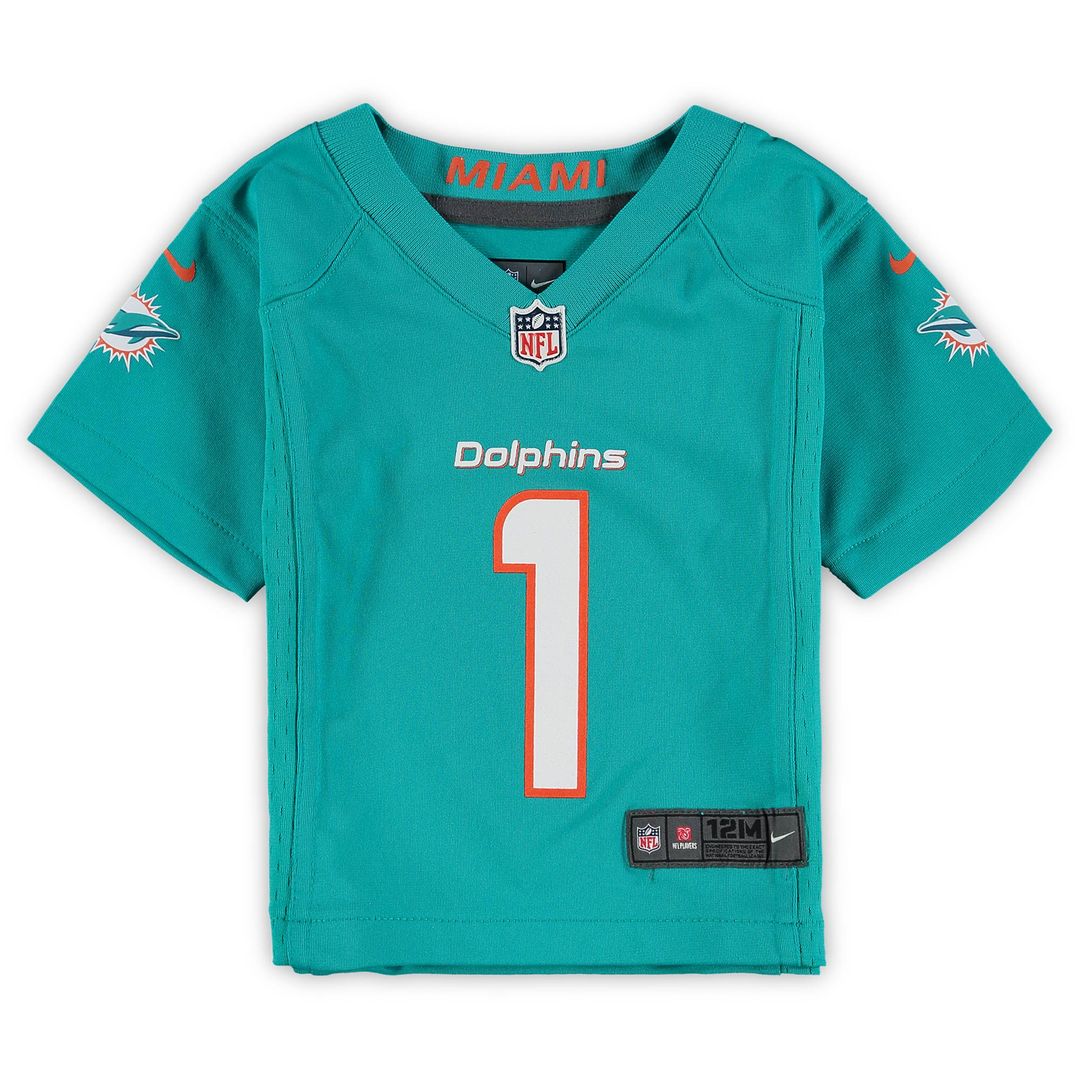 Tua Tagovailoa Miami Dolphins Nike Infant Team  Player Game Official Jersey - Aqua