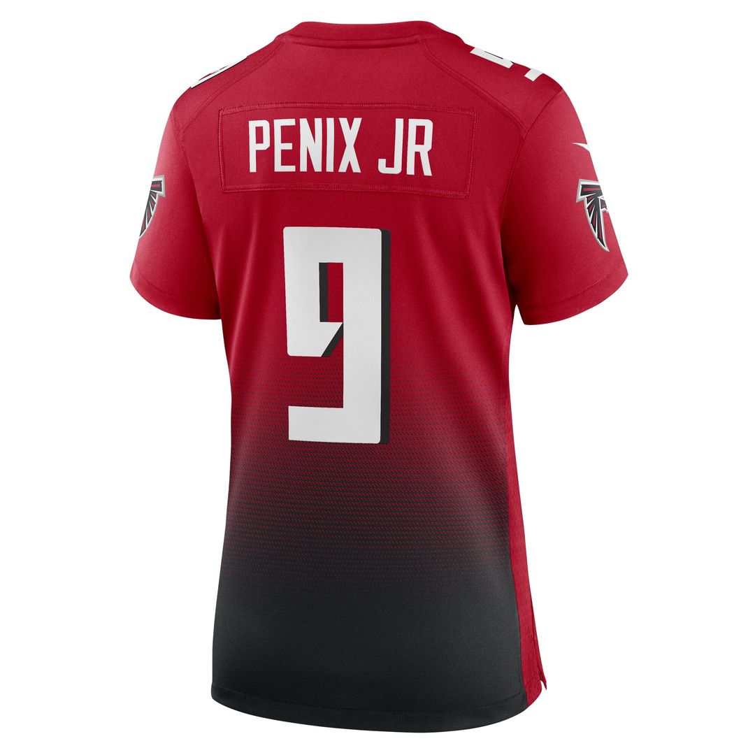 Michael Penix Jr. Atlanta Falcons Nike Women's Alternate Game Official Jersey -  Red