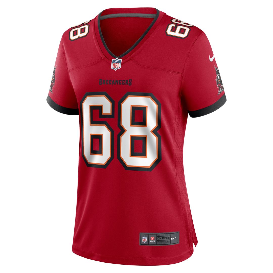 Ben Bredeson Tampa Bay Buccaneers Nike Women's  Game Official Jersey -  Red