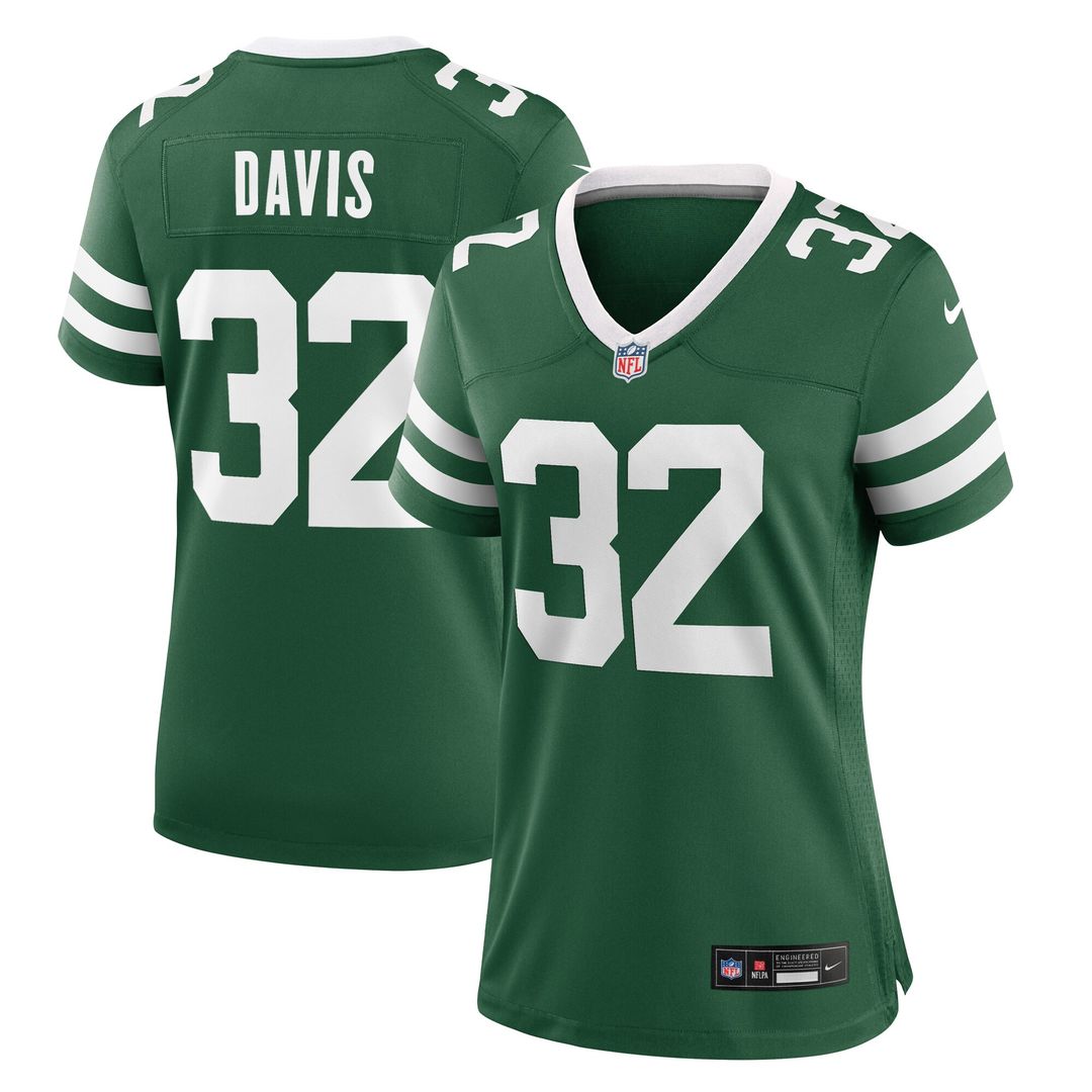 Isaiah Davis New York Jets Nike Women's Game Official Jersey - Legacy Green