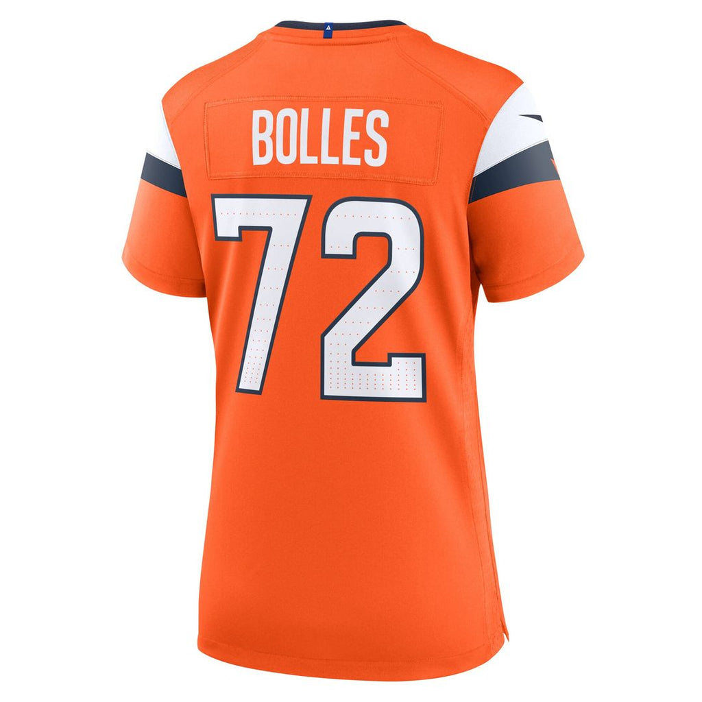 Garett Bolles Denver Broncos Nike Women's Team Game Official Jersey -  Orange