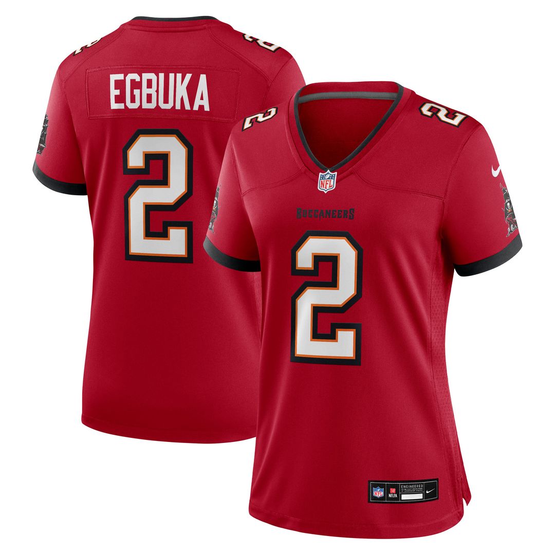 Emeka Egbuka Tampa Bay Buccaneers Nike Women's Game Jersey - White