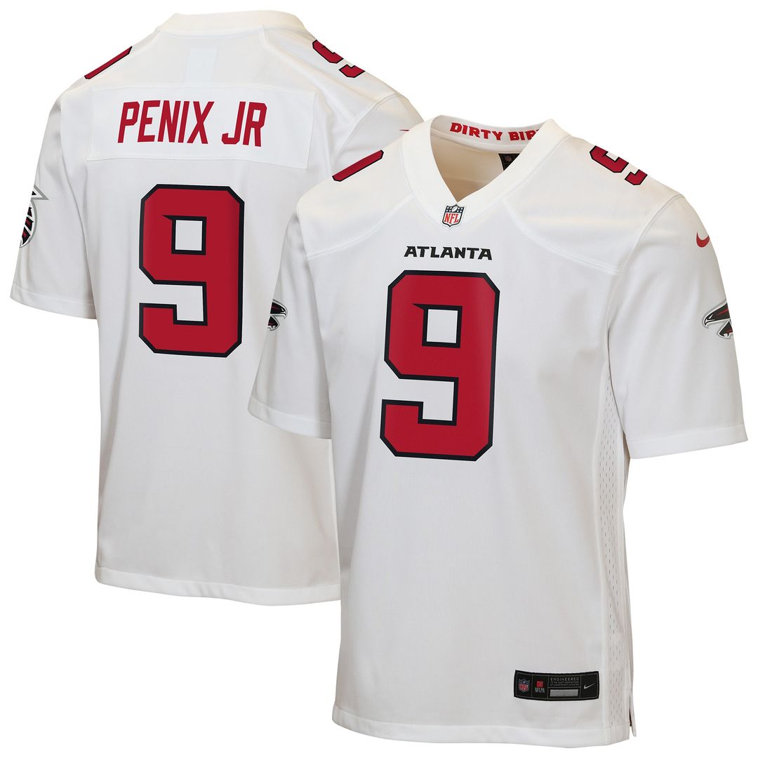 Michael Penix Jr. Atlanta Falcons Nike Youth Game Jersey - White