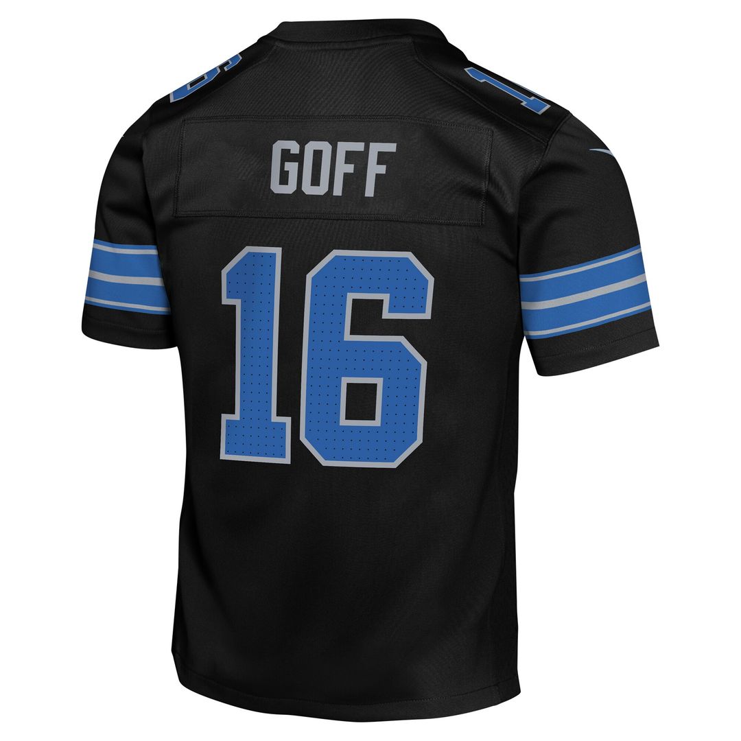 Jared Goff Detroit Lions Nike Youth Game Official Jersey - Black