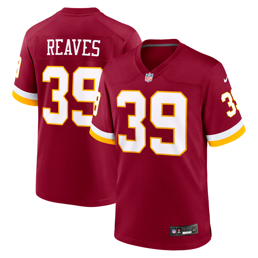 Jeremy Reaves Washington Commanders Nike Hail Raiser Alternate Game Jersey - Black