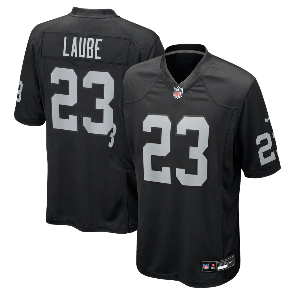 Dylan Laube Las Vegas Raiders Nike Team Game Jersey - Black