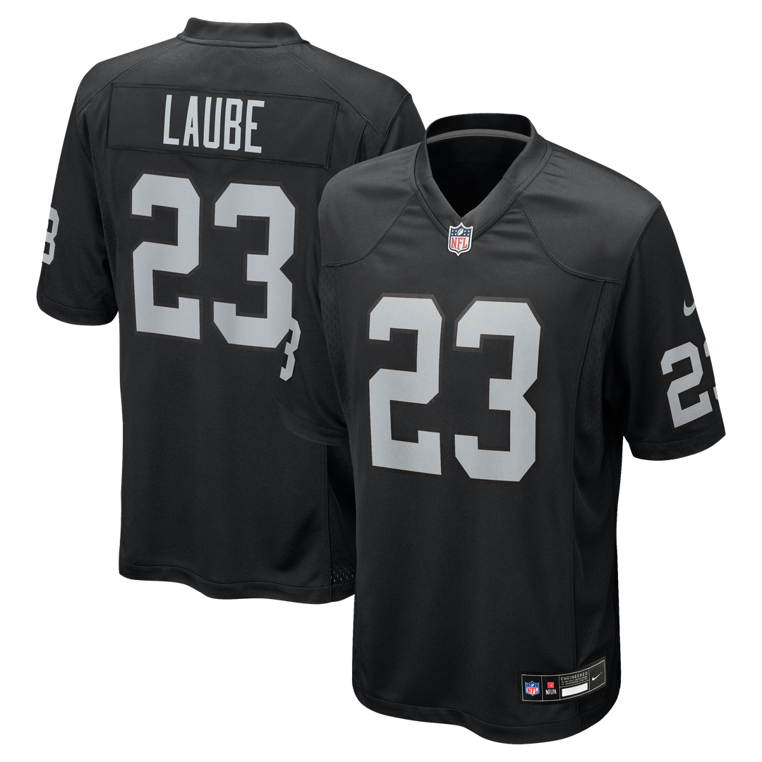 Dylan Laube Las Vegas Raiders Nike Team Game Jersey - Black