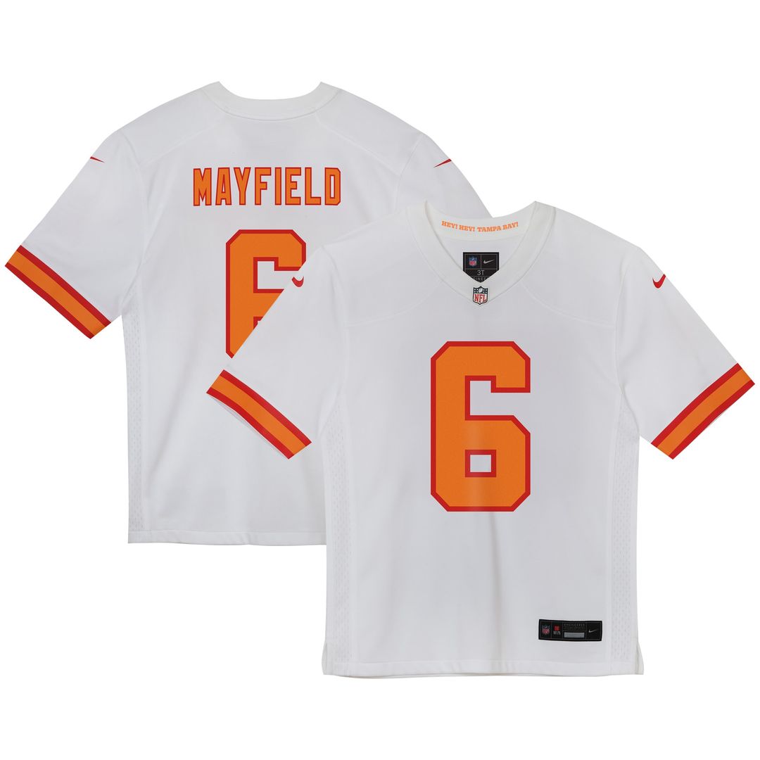 Baker Mayfield '76 Tampa Bay Buccaneers Infant Game Jersey - White