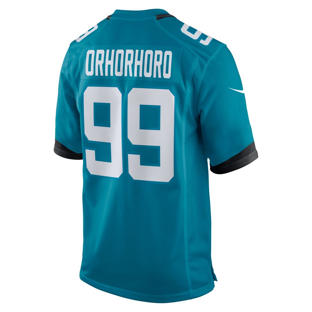 Ruke Orhorhoro Jacksonville Jaguars Nike Team Game Official Jersey -  Teal