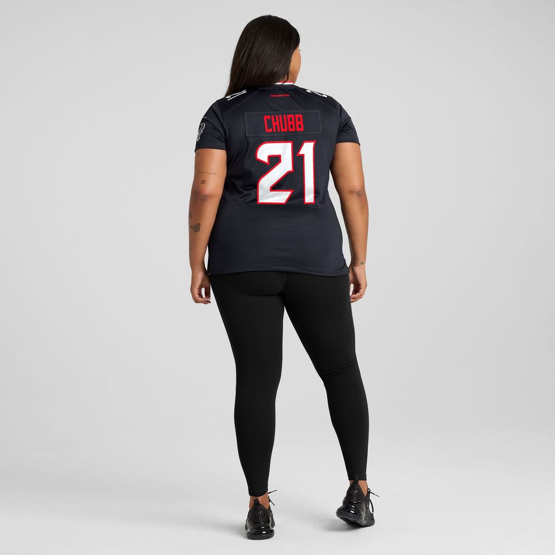 Nick Chubb Houston Texans Nike Women's Team Game Jersey - Navy