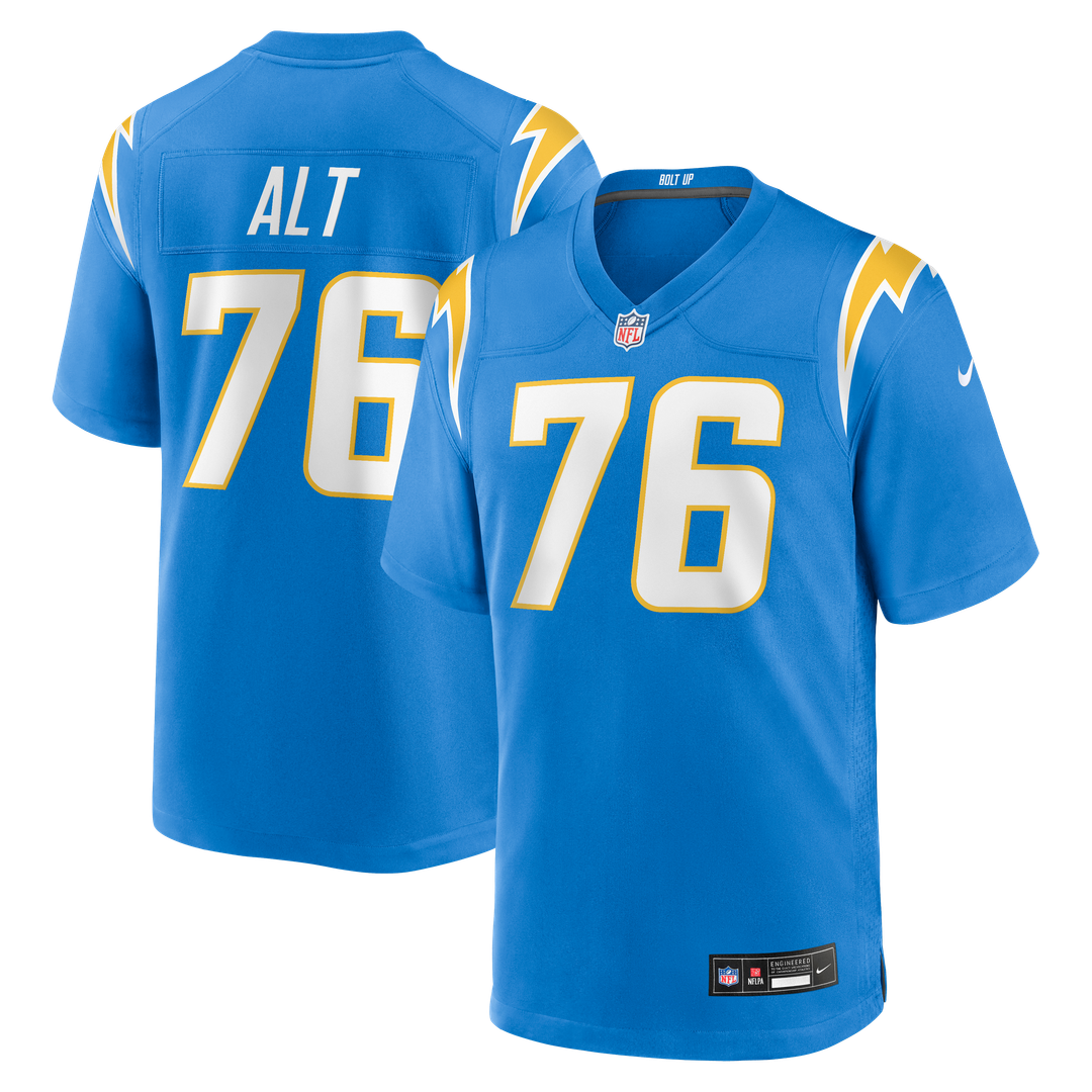 Joe Alt Los Angeles Chargers Nike Alternate Super Chargers Game Player Official Jersey - Navy