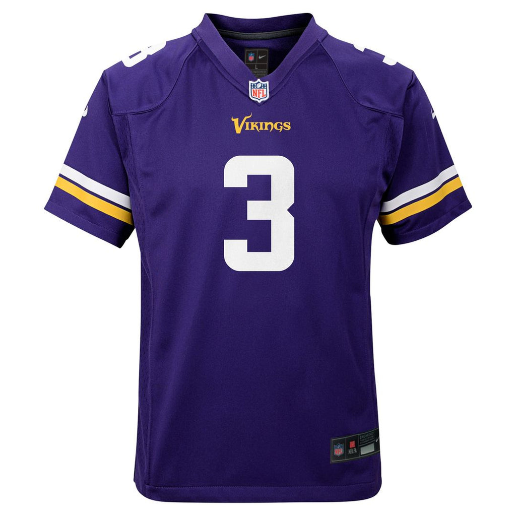 Jordan Addison Minnesota Vikings Nike Youth Game Official Jersey - White