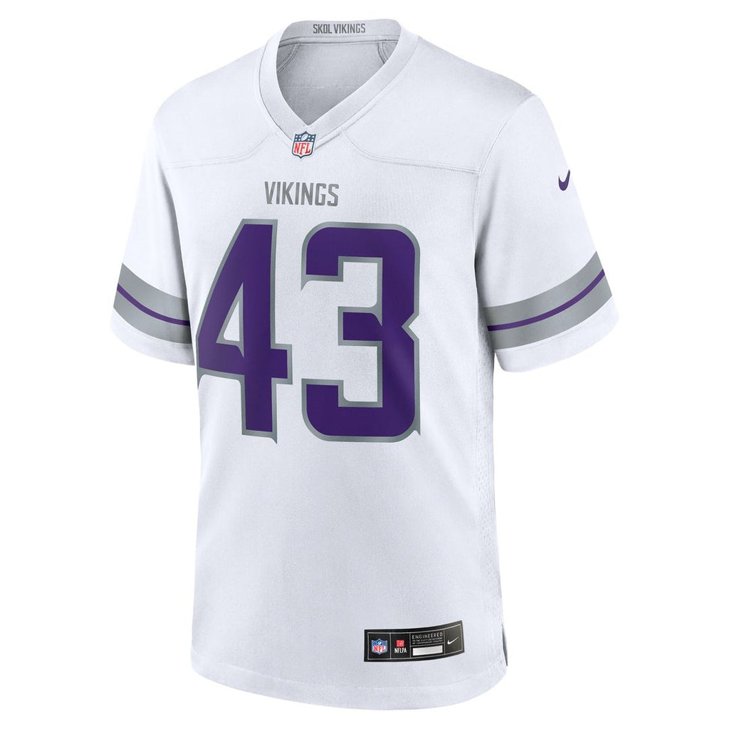 Andrew Van Ginkel Minnesota Vikings Nike Team Game Jersey - Purple