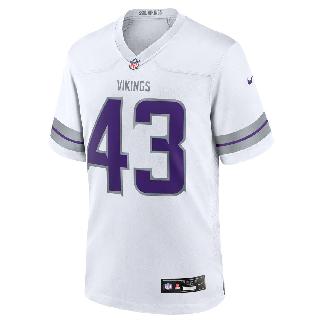 Andrew Van Ginkel Minnesota Vikings Nike Team Game Jersey - Purple