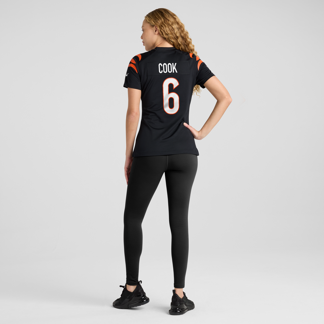 Bryan Cook Cincinnati Bengals Nike Women's Team Game Official Jersey -  Black