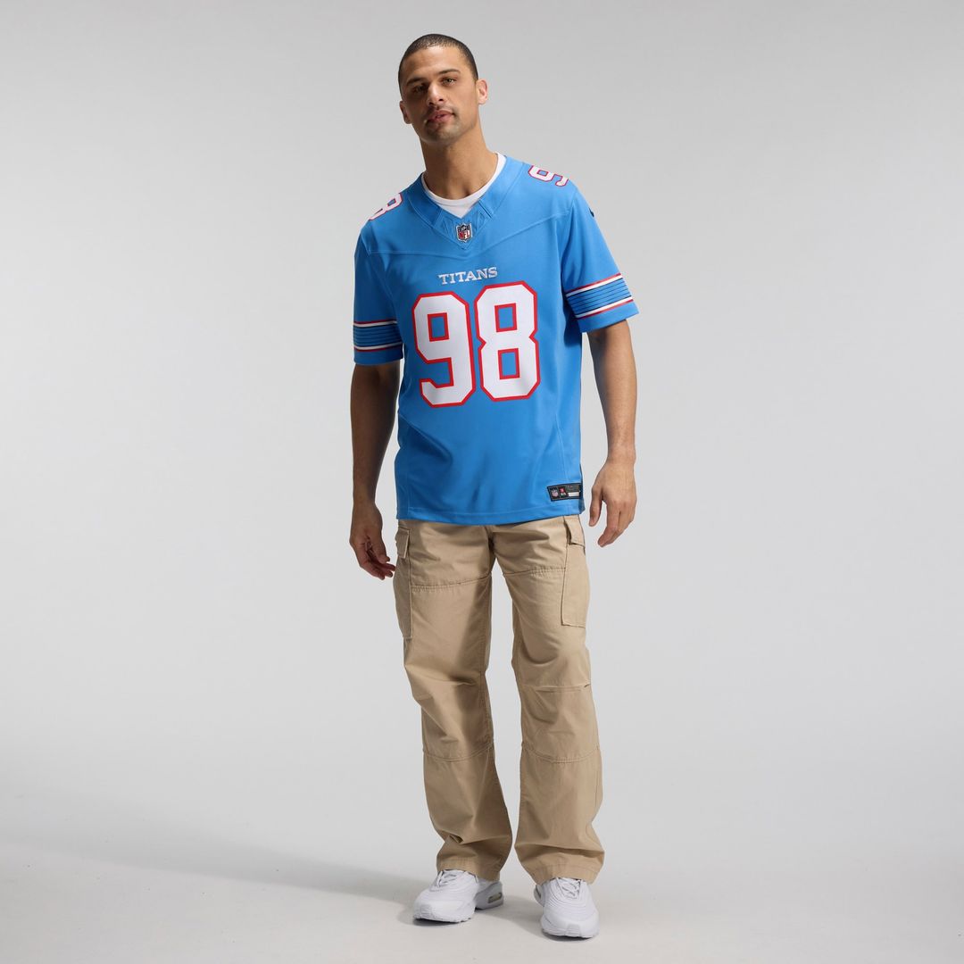 Jeffery Simmons Tennessee Titans Nike Vapor F.U.S.E. Stitched Limited Official Jersey - White