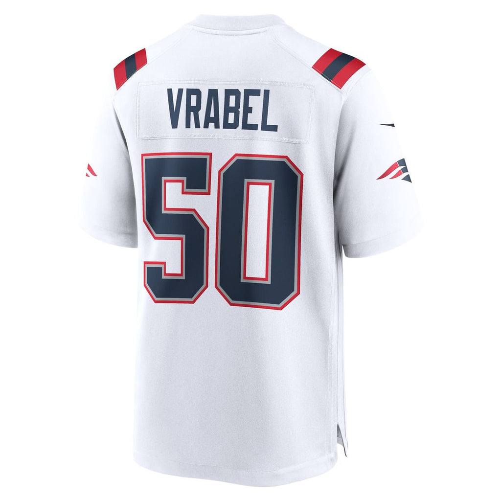 Mike Vrabel New England Patriots Nike Retired Player Game Official Jersey -  White