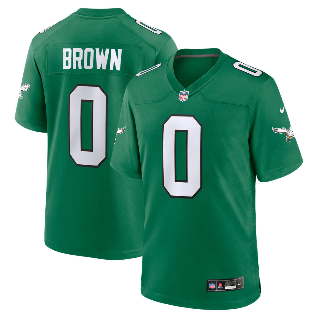Marquise Brown Philadelphia Eagles Nike Alternate 2 Game Jersey - Kelly Green