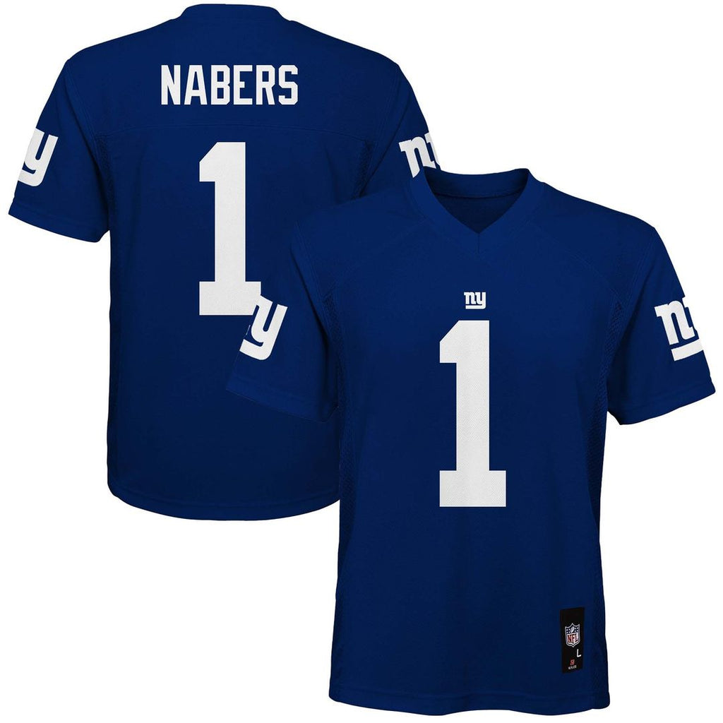 Malik Nabers New York Giants Youth Replica Player Official Jersey - Royal