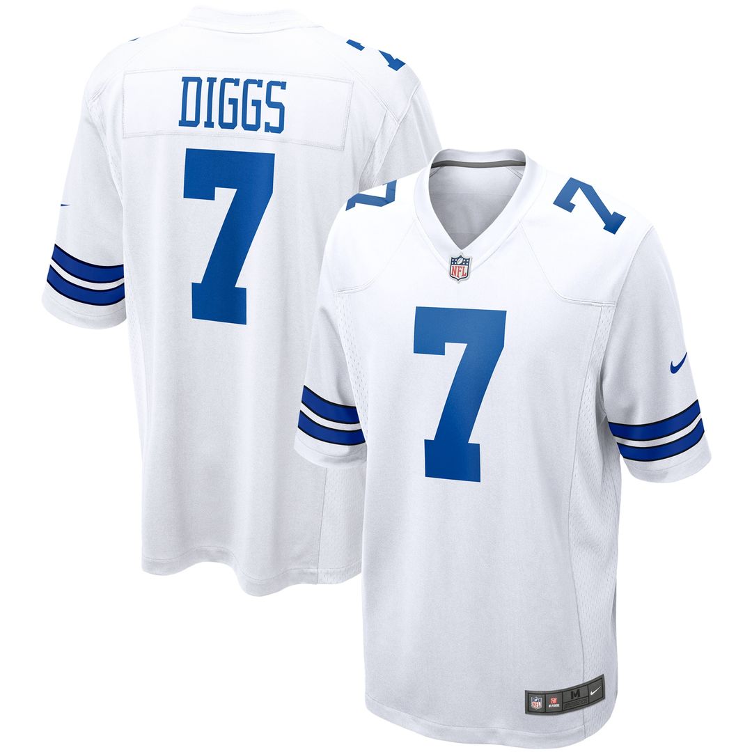 Trevon Diggs Dallas Cowboys Nike Game Official Jersey - Navy