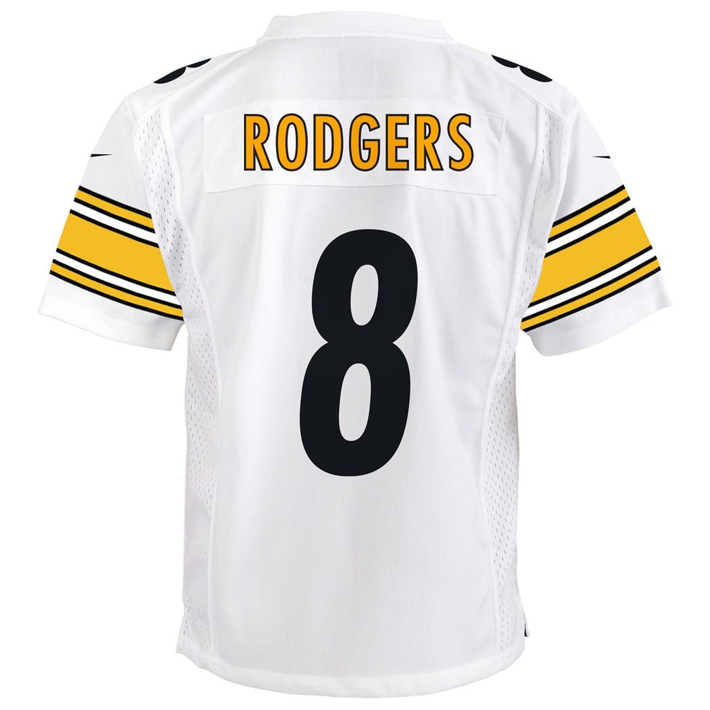 Aaron Rodgers Pittsburgh Steelers Nike Youth Game Jersey â€?White