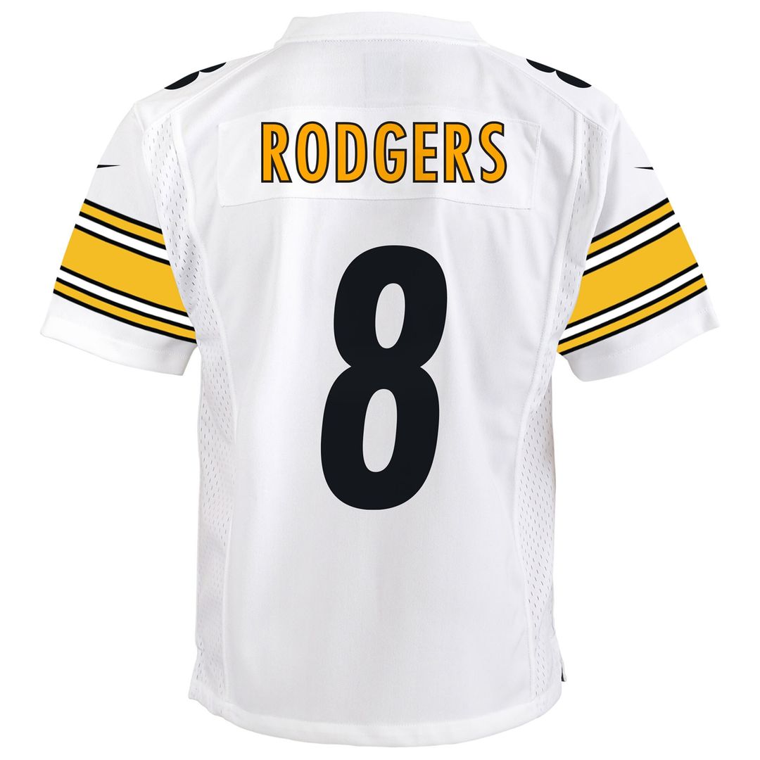Aaron Rodgers Pittsburgh Steelers Nike Youth Game Jersey â€?White