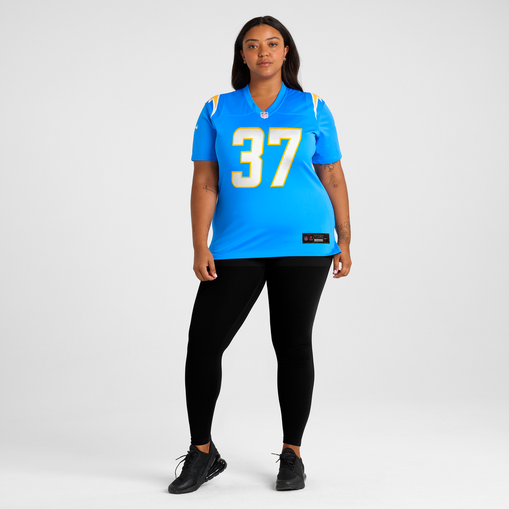 Isas Waxter Los Angeles Chargers Nike Women's Team Game Jersey - Powder Blue