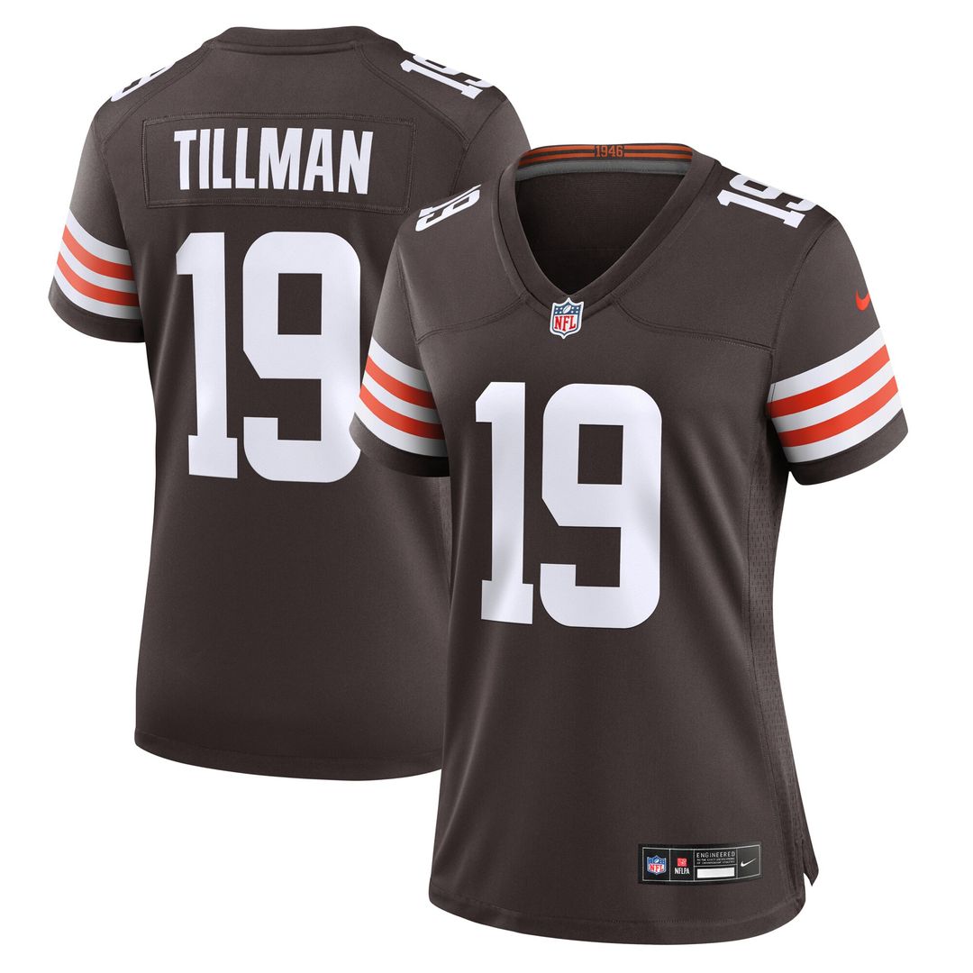 Cedric Tillman Cleveland Browns Nike Women's  Game Official Jersey -  Brown