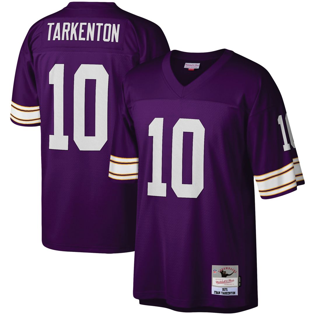 Fran Tarkenton Minnesota Vikings Mitchell & Ness Legacy Replica Official Jersey - Purple