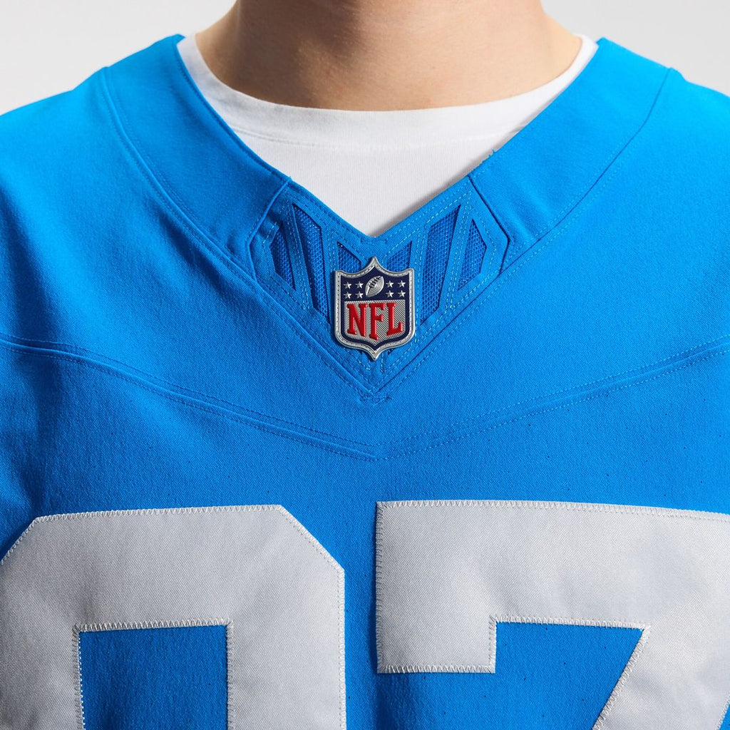 Aidan Hutchinson Detroit Lions Nike Alternate Vapor F.U.S.E. Elite Official Jersey - Blue