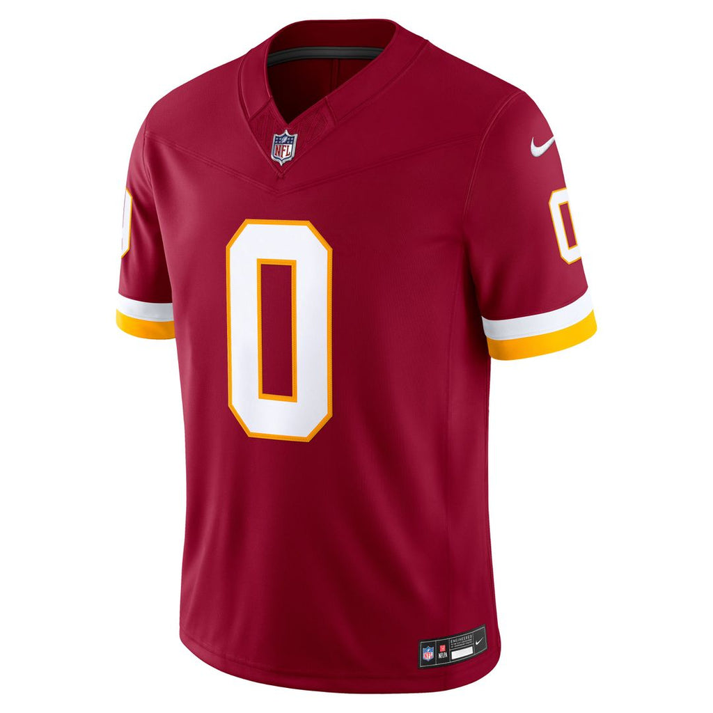 Mike Sainristil Washington Commanders Nike Vapor F.U.S.E. Stitched Limited Official Jersey - White