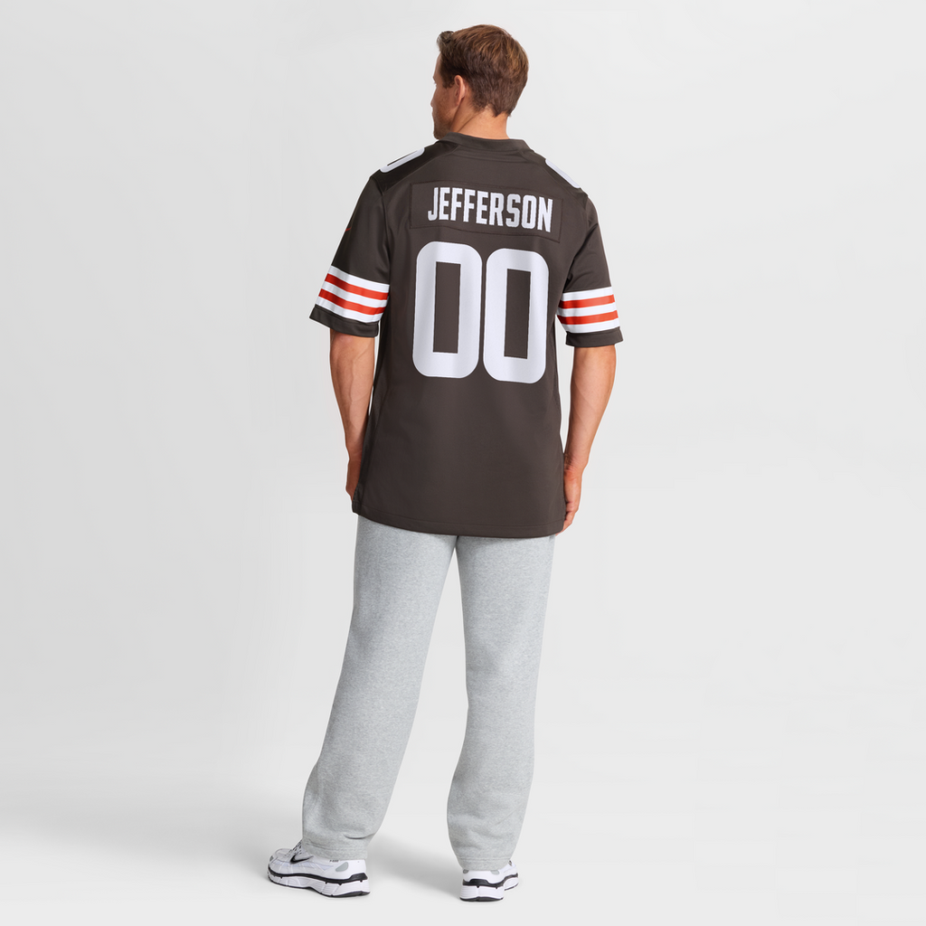 Justin Jefferson Cleveland Browns Nike Game Official Jersey - Brown