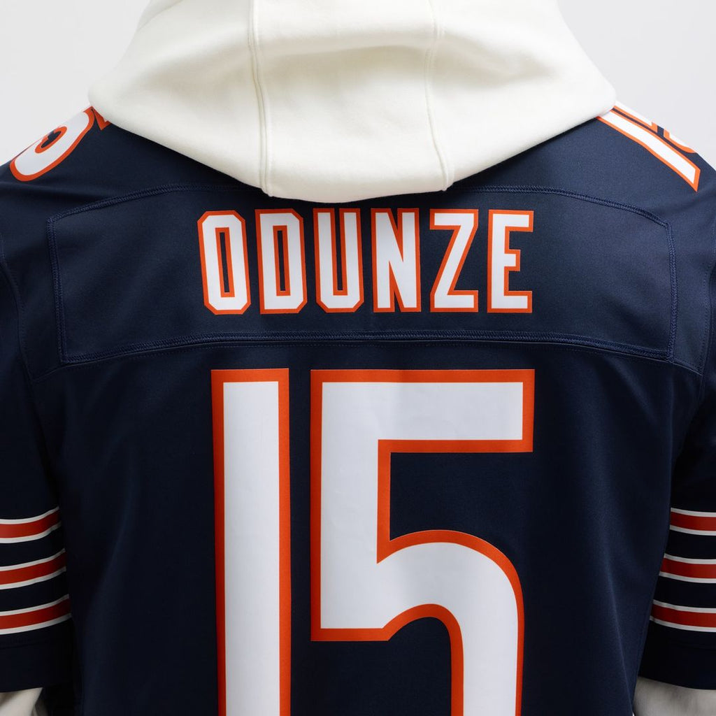 Rome Odunze Chicago Bears Nike Vapor F.U.S.E. Limited Official Jersey - Navy