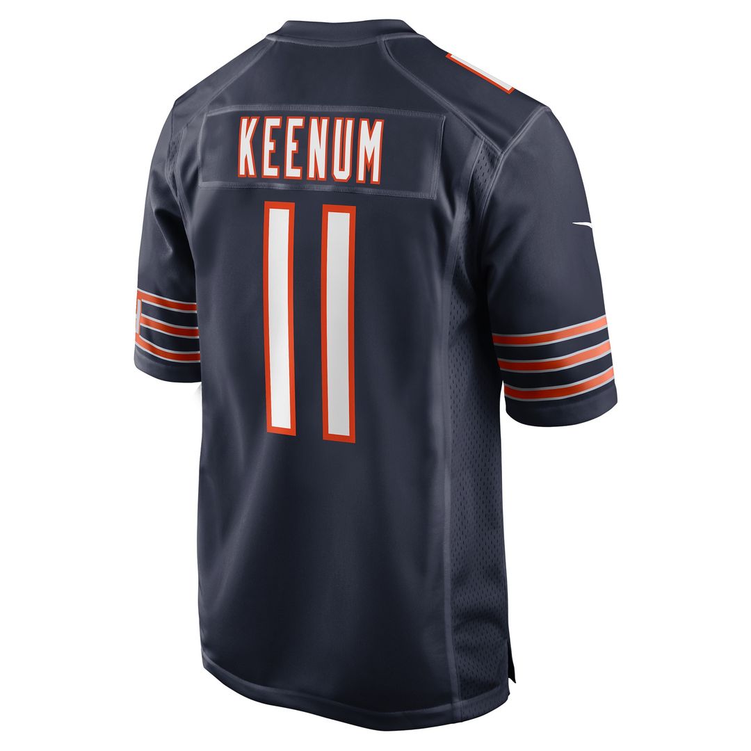 Case Keenum Chicago Bears Nike Team Game Jersey - Navy