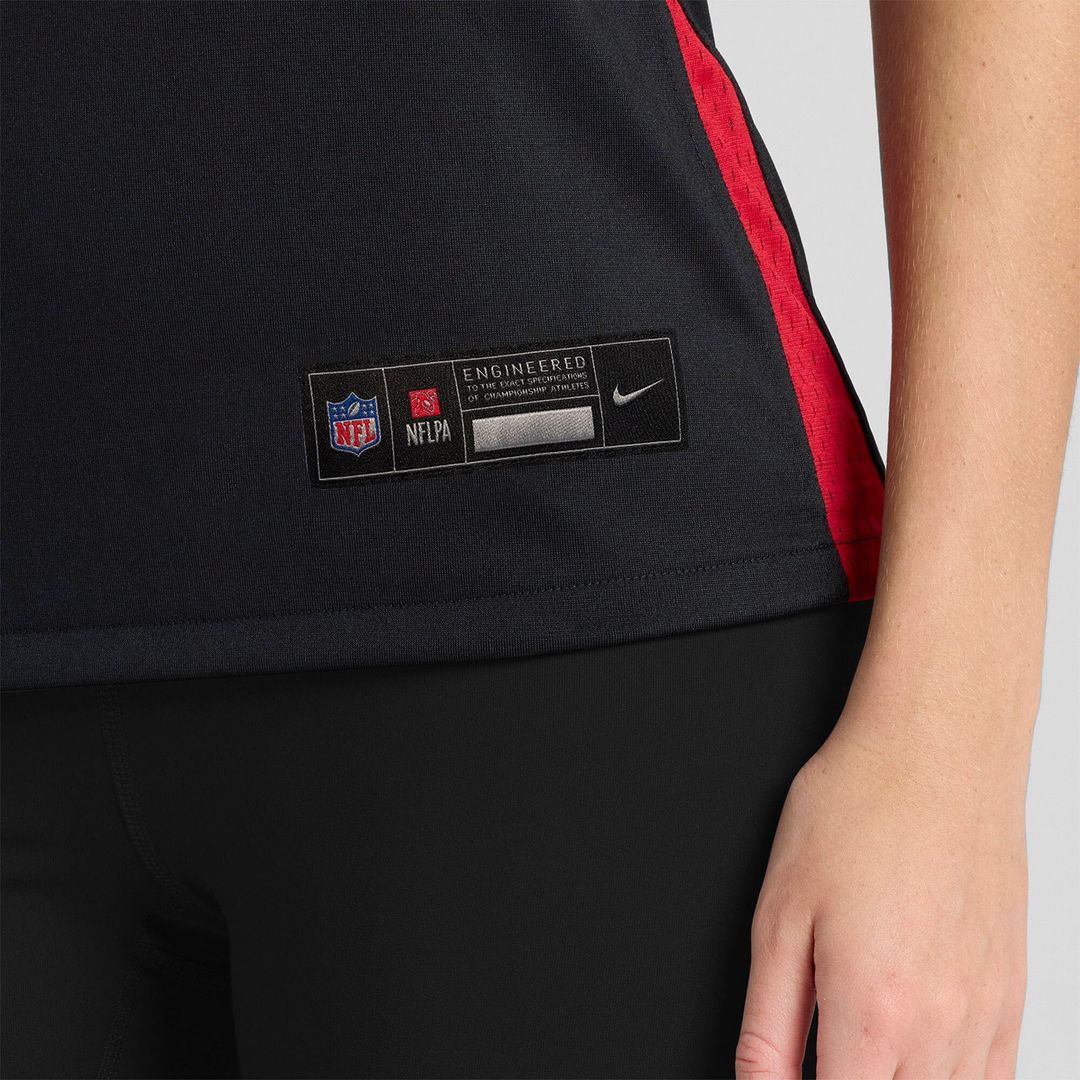 Jack Nelson Atlanta Falcons Nike Women's Team Game Official Jersey -  Black