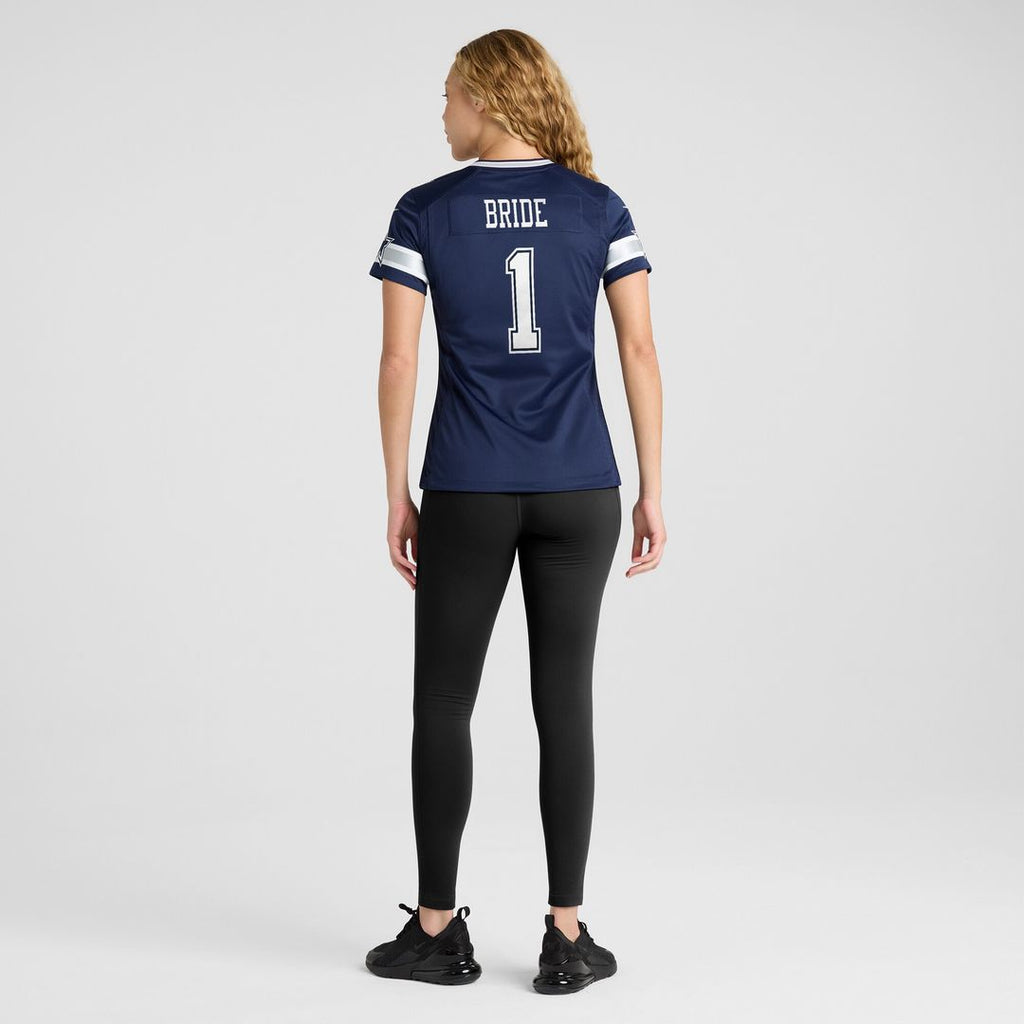 Number 1 Bride Dallas Cowboys Nike Women's Game Official Jersey - Navy