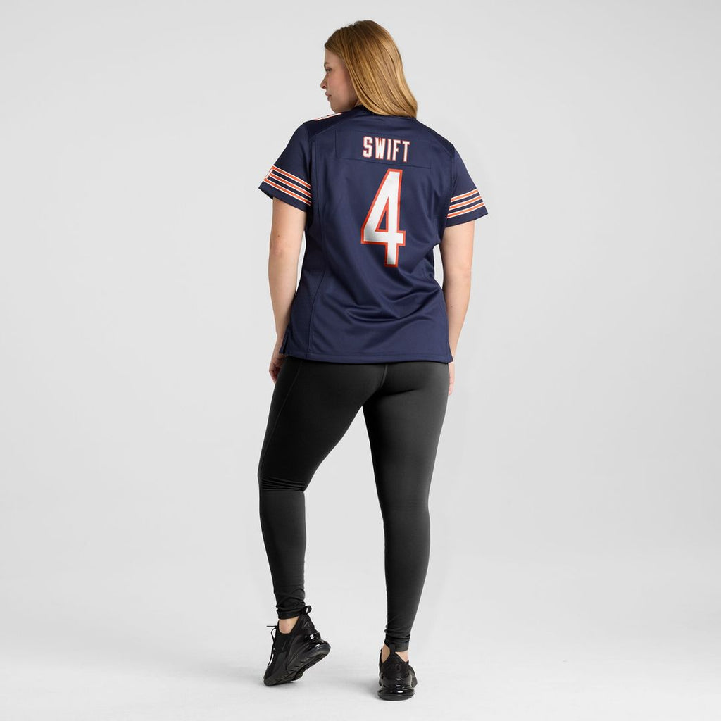 D'Andre Swift Chicago Bears Nike Women's Game Jersey - Navy