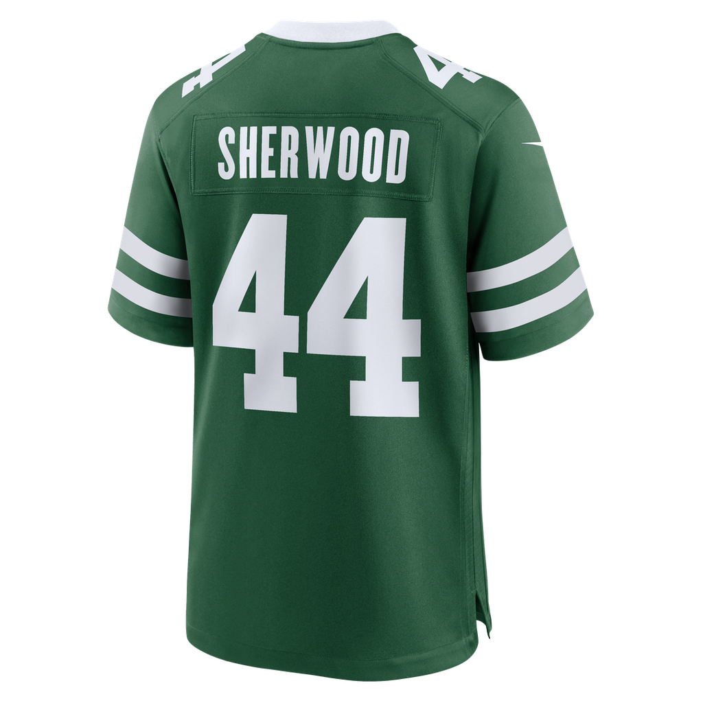 Jamien Sherwood New York Jets Nike Team Game Official Jersey - Legacy Green