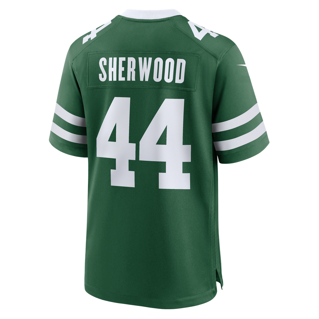Jamien Sherwood New York Jets Nike Team Game Official Jersey - Legacy Green