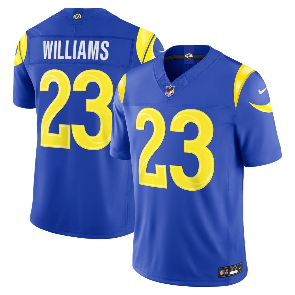 Kyren Williams Los Angeles Rams Nike Vapor F.U.S.E. Stitched Limited Official Jersey - Royal
