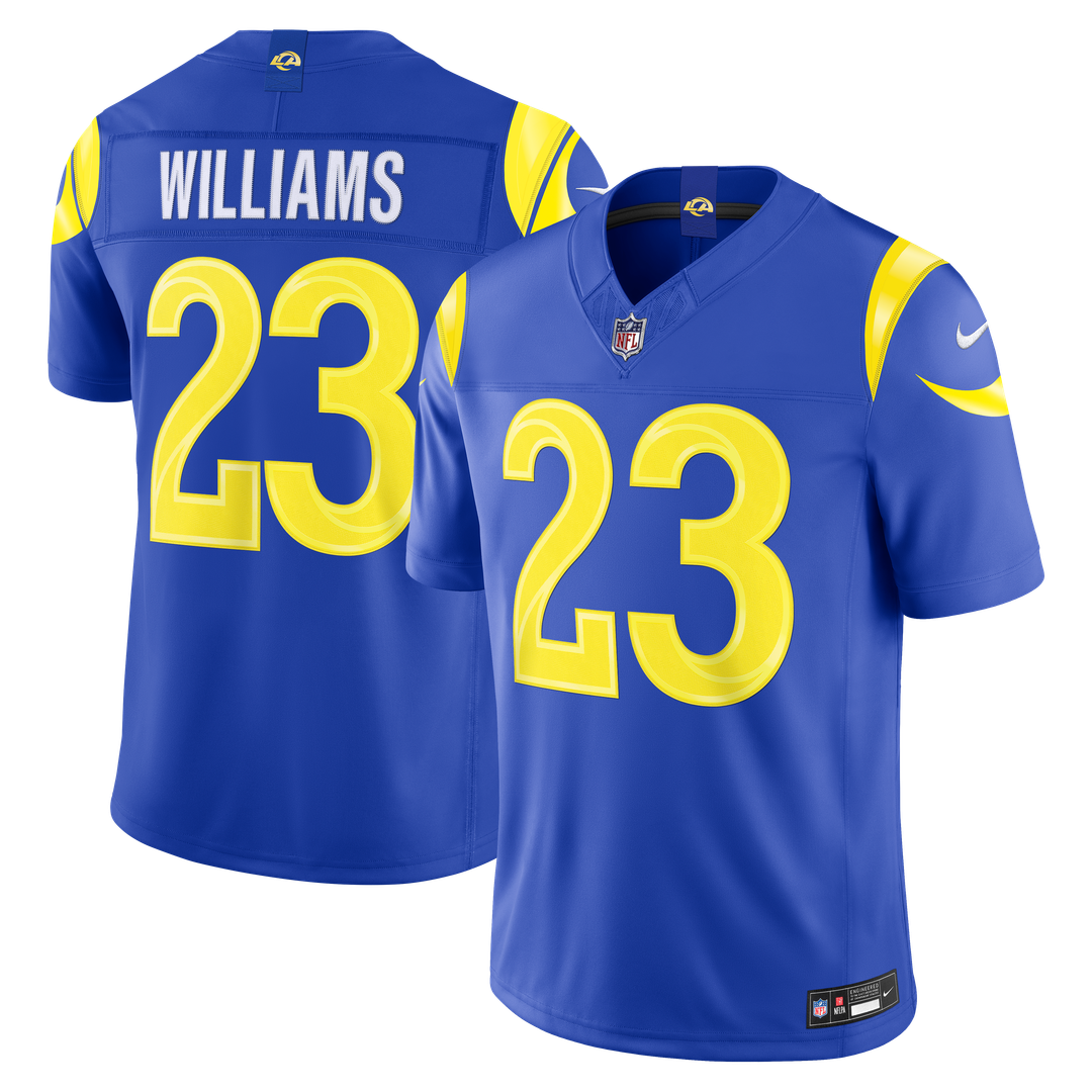 Kyren Williams Los Angeles Rams Nike Vapor F.U.S.E. Stitched Limited Official Jersey - White