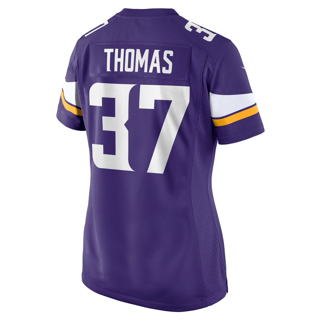 Tavierre Thomas Minnesota Vikings Nike Women's Team Game Jersey - Purple