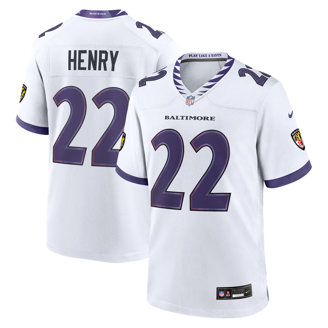 Derrick Henry Baltimore Ravens Nike Alternate Game Official Jersey - Black