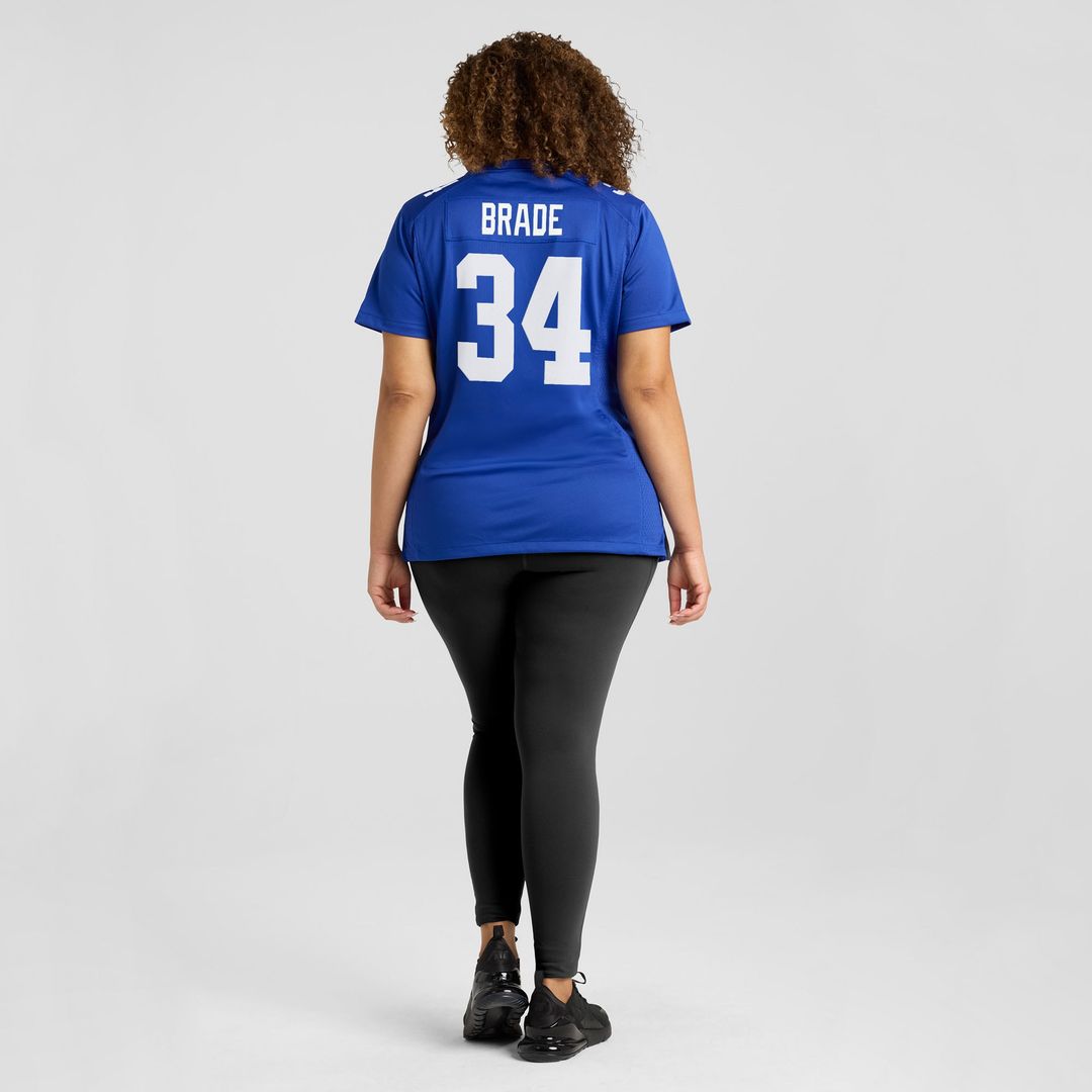 Beau Brade New York Giants Nike Women's Team Game Official Jersey -  Royal