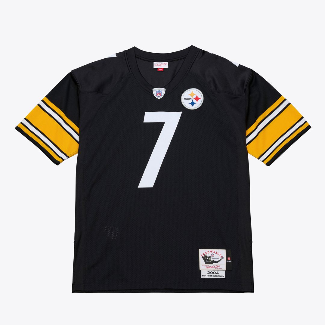 Ben Roethlisberger Pittsburgh Steelers Mitchell & Ness 2004 Authentic Throwback Official Jersey - Black