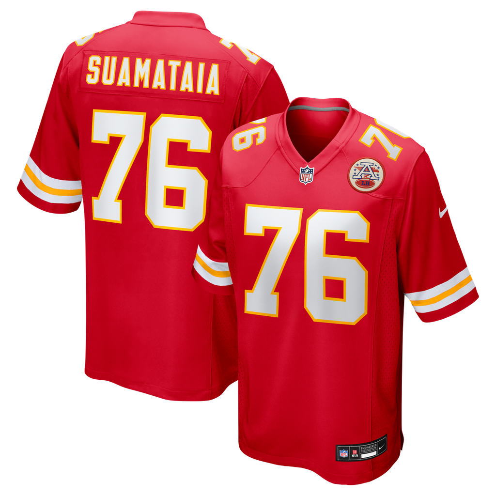 Kingsley Suamataia Kansas City Chiefs Nike  Game Official Jersey -  Red