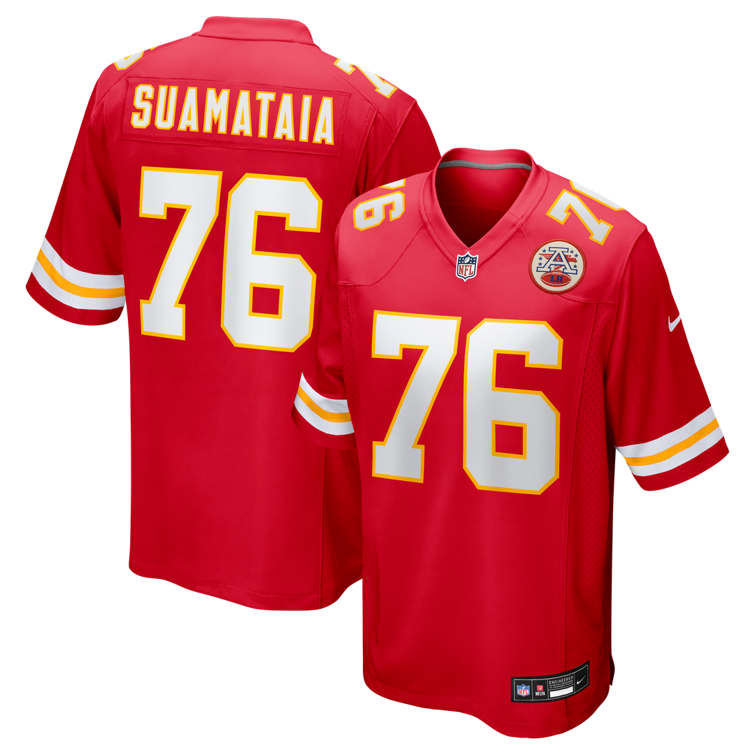 Kingsley Suamataia Kansas City Chiefs Nike  Game Official Jersey -  Red
