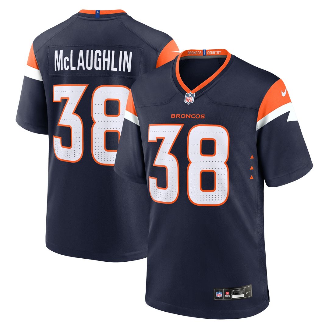 Jaleel McLaughlin Denver Broncos Nike Game Official Jersey -  White