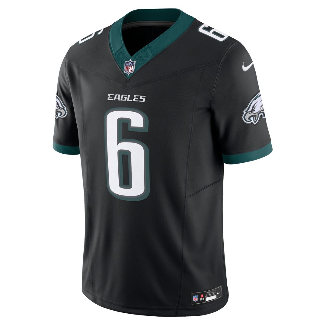 DeVonta Smith Philadelphia Eagles Nike Alternate Vapor F.U.S.E. Limited Official Jersey - Black