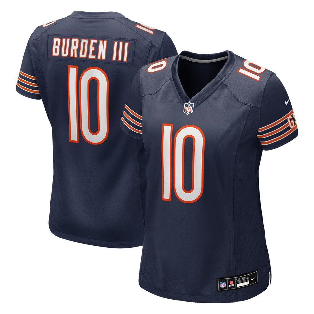 Luther Burden III Chicago Bears Nike Women's Team Game Official Jersey -  Navy